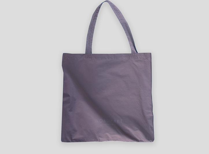 Grape Grey - Antibacterial Nordifakt Shopper Bag